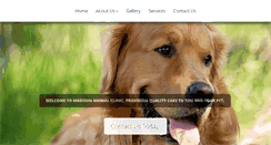 Desktop Screenshot of madisonanimalclinic.com